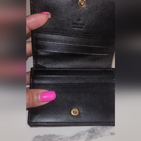 GUCCI Marmont Leather Card Case Wallet - Picture 6 of 14